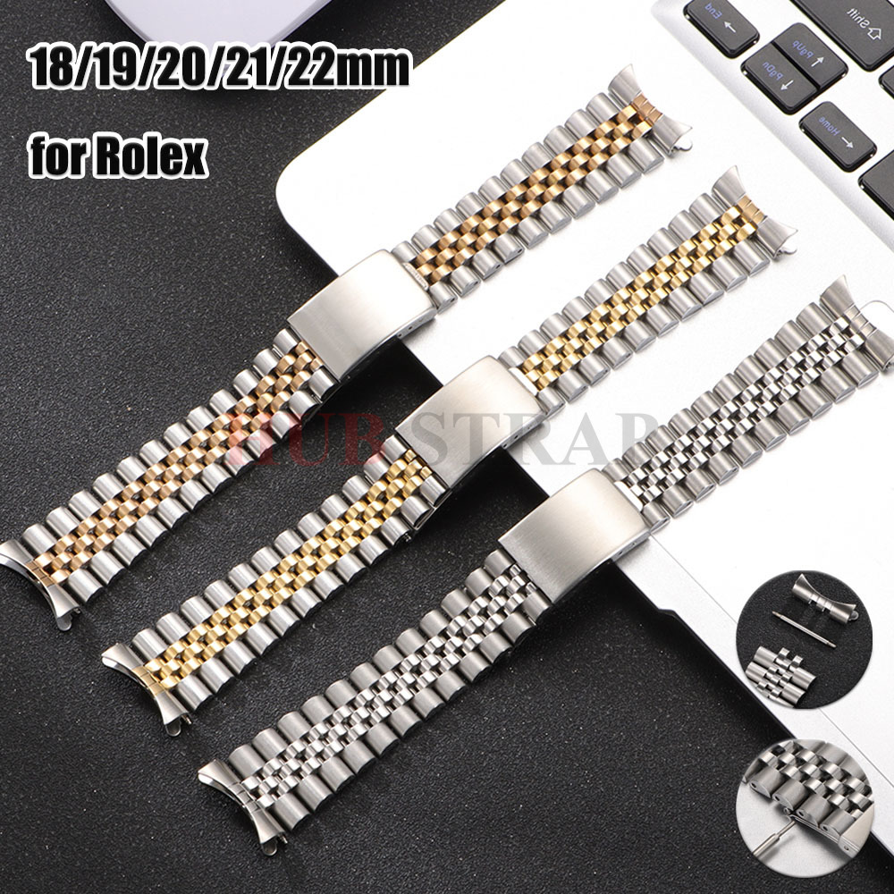 Luxury Watch Rolex - Solid Stainless Steel 18mm 19mm 20mm