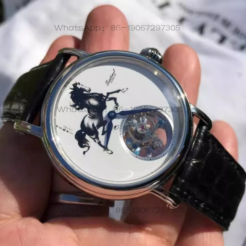 Zodiac Luxury Watch - Tourbillon ST8000 Movement Watch. Horse Zodiac