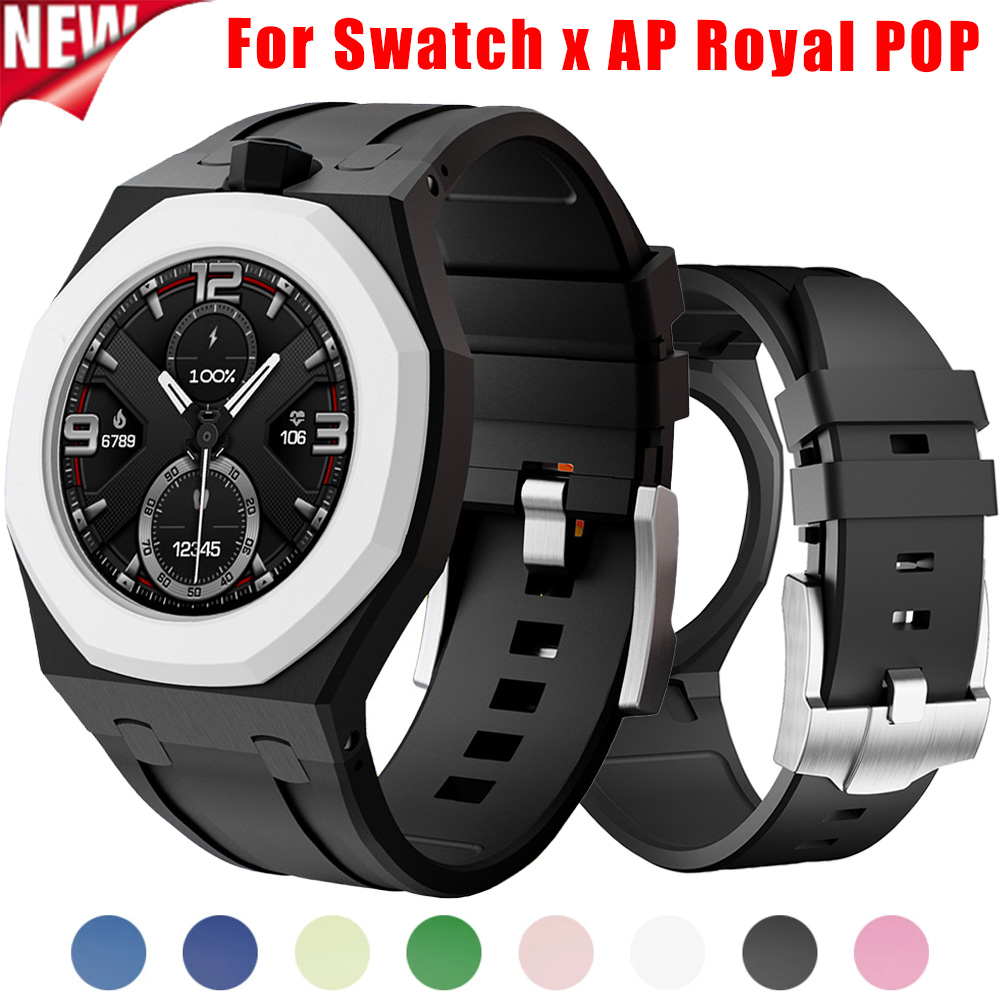 Luxury X I Watch - PC Case Rubber Strap for Swatch