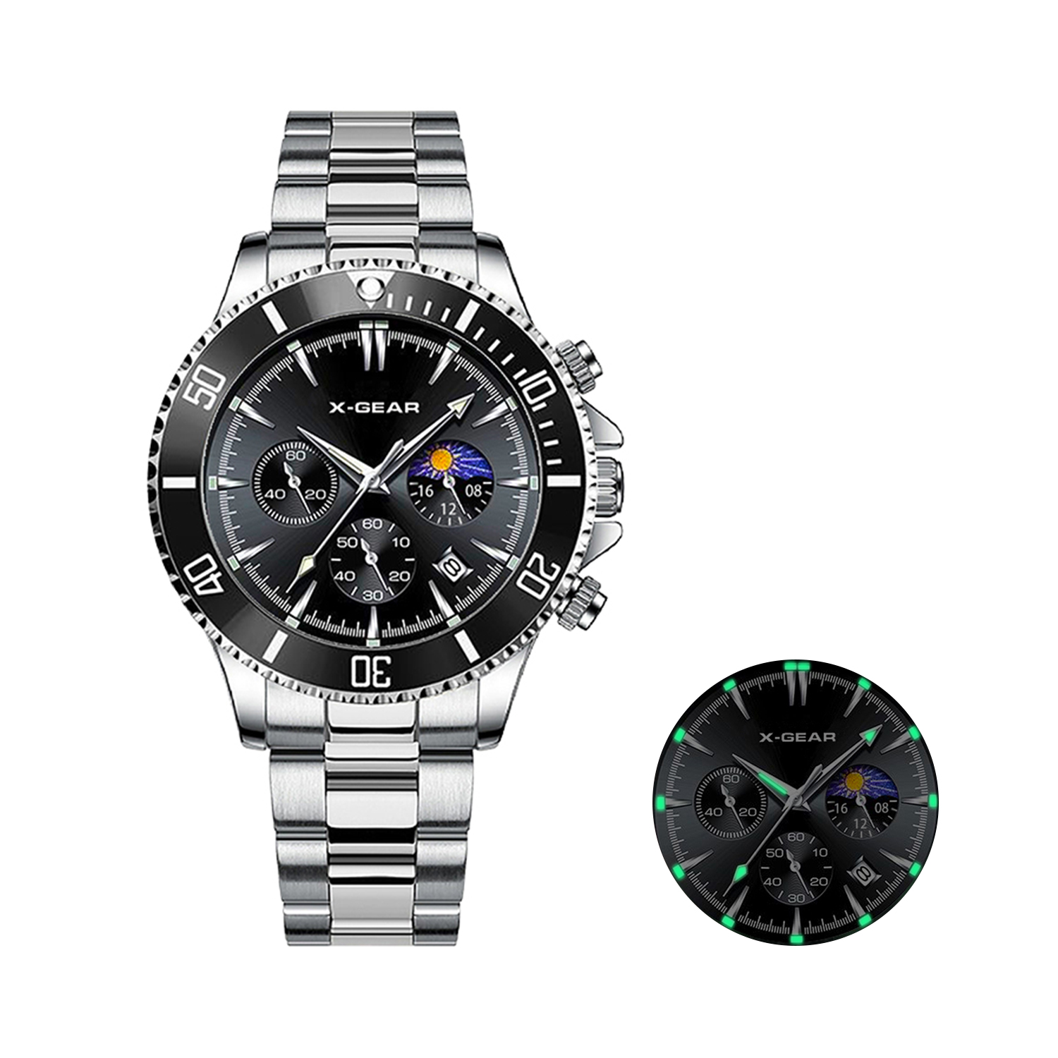 Luxury X I Watch - X-GEAR Fashion Calendar Men's Quartz Watch