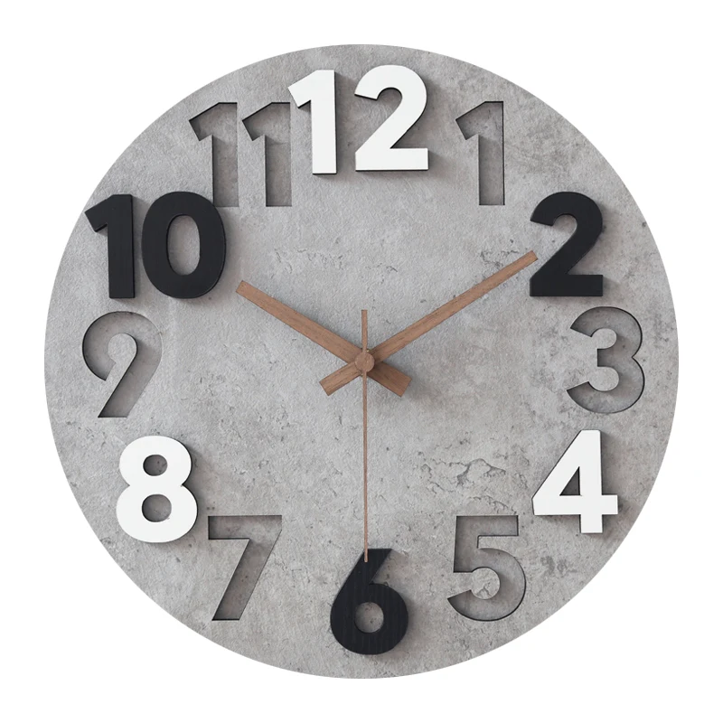 Luxury Watch Wall Clock - Modern 3d Wall Clock Wood Clock