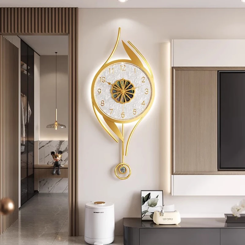 Luxury Watch Wall Clock - Art Mural Wall Clocks Led Modern