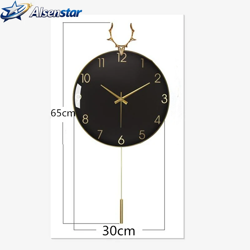 Nordic Luxury Wall Clock for H - Luxury Watch Wall Clock 评论和价格