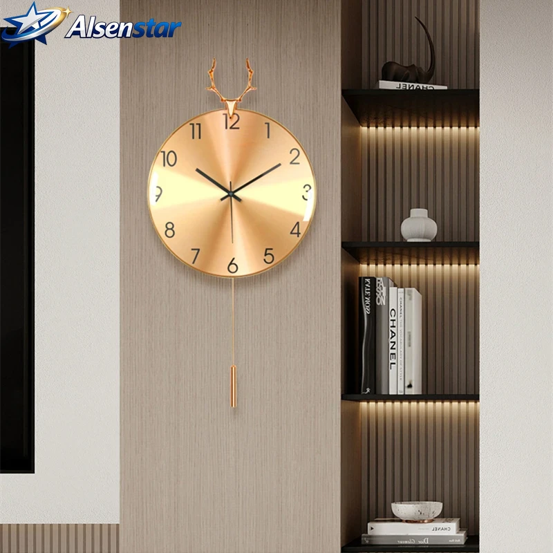Nordic Luxury Wall Clock for H - Luxury Watch Wall Clock 评论和价格