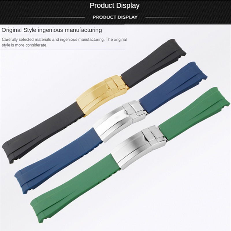 For Rolex 20mm Silicone Watch  - Luxury Watch Rolex 评论和价格