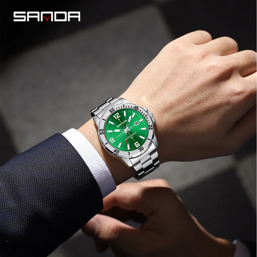 SANDA 3265 3266 Men's Electron - Luxury Watch Store 评论和价格
