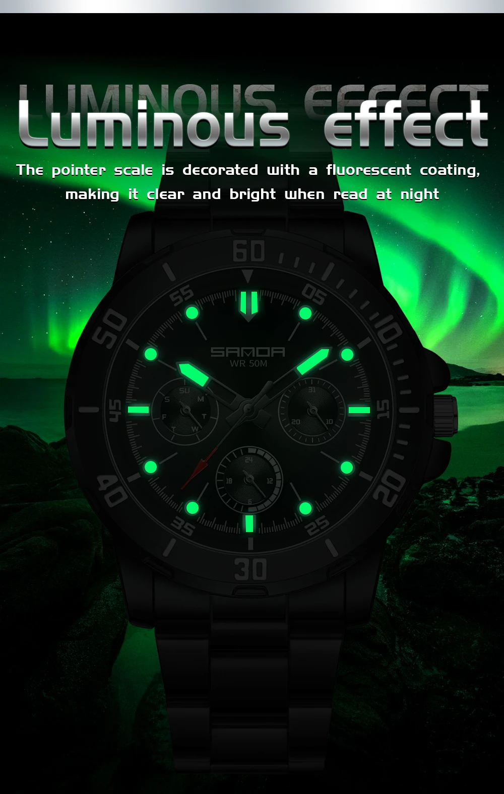 SANDA 3265 3266 Men's Electron - Luxury Watch Store 评论和价格