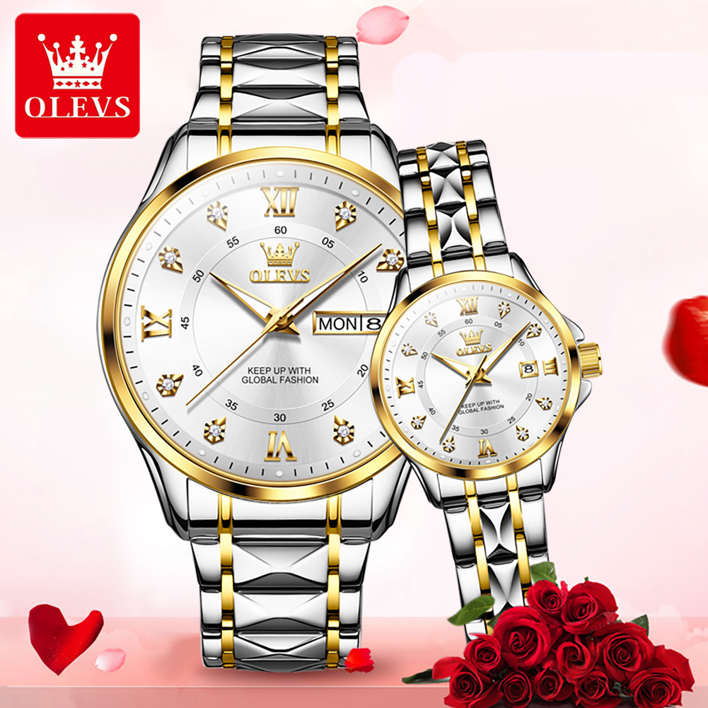 OLEVS 2906 Couple Watch Origin - Luxury Watch Price 评论和价格
