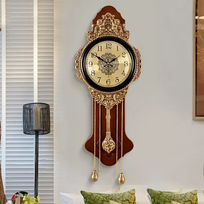 Luxury Silent Wall Clock Pendu - Luxury Watch Wall Clock 评论和价格