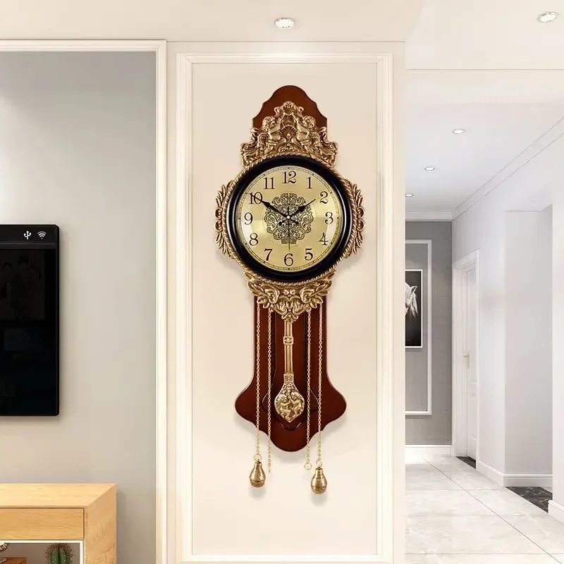 Luxury Silent Wall Clock Pendu - Luxury Watch Wall Clock 评论和价格