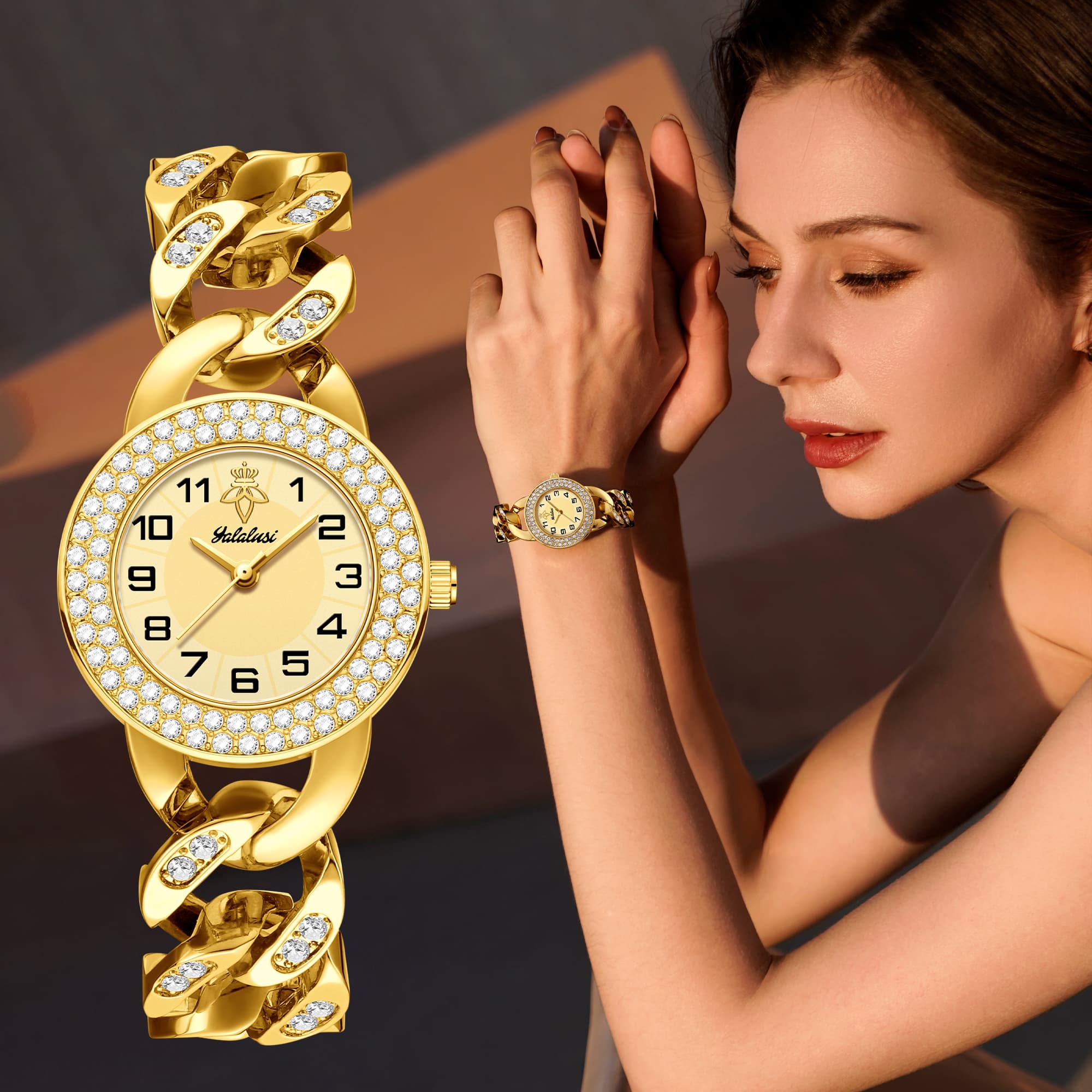 YaLaLuSi Stylish Ladies’ Luxur - Luxury Watch List 评论和价格