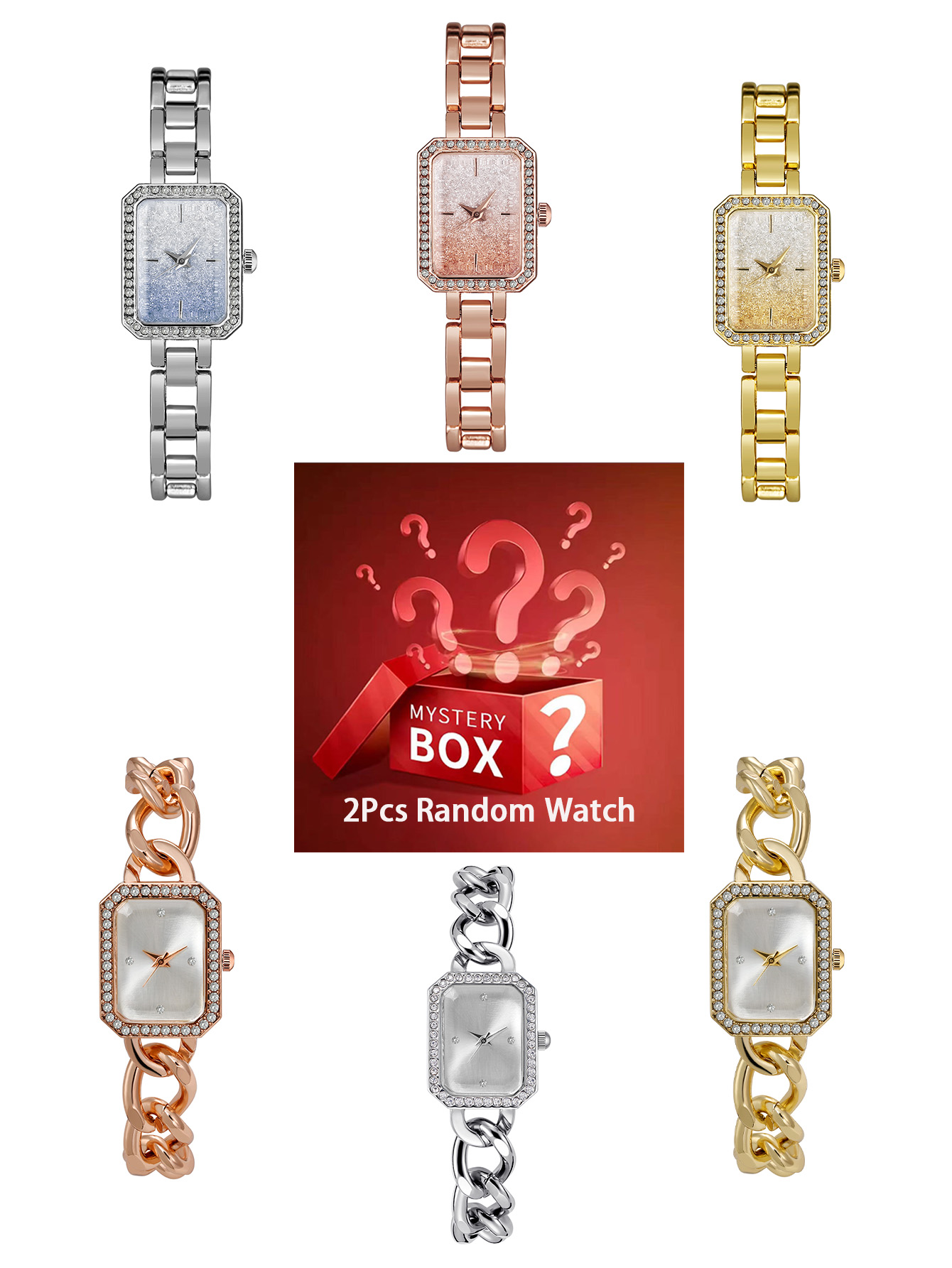 2 pieces women's watches myste - Luxury Watch Square 评论和价格