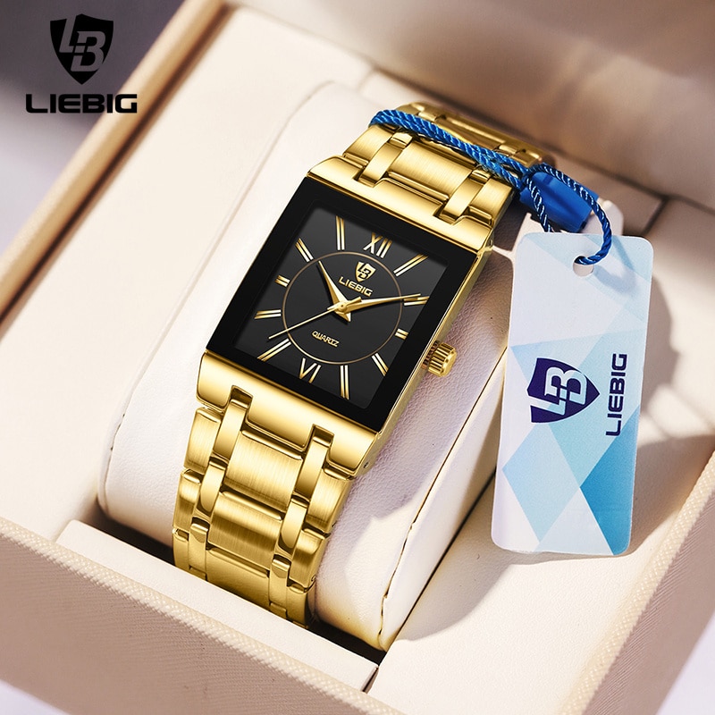 LiEBIG Luxury Golden Quartz Wr - Luxury Watch Price 评论和价格