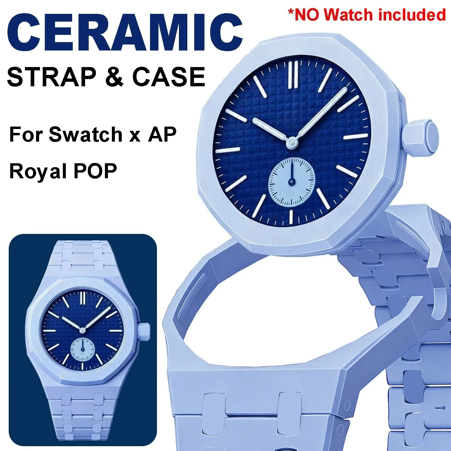 Bioceramic Case+Strap For Swat - Luxury X I Watch 评论和价格