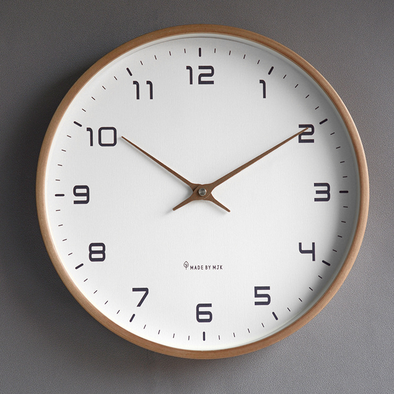 Nordic Solid Wood Wall Clock L - Luxury Watch Wall Clock 评论和价格