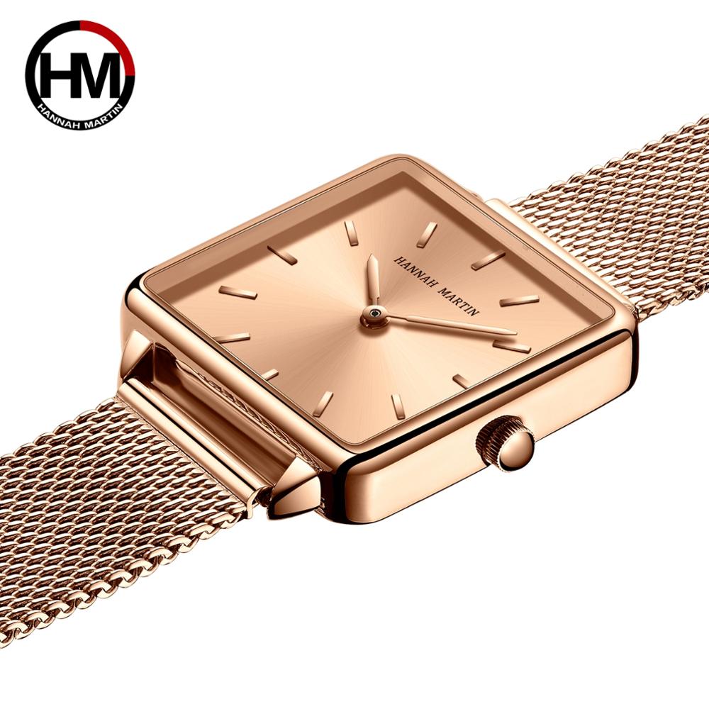 Genuine Leather Strap Japan Qu - Luxury Watch Square 评论和价格