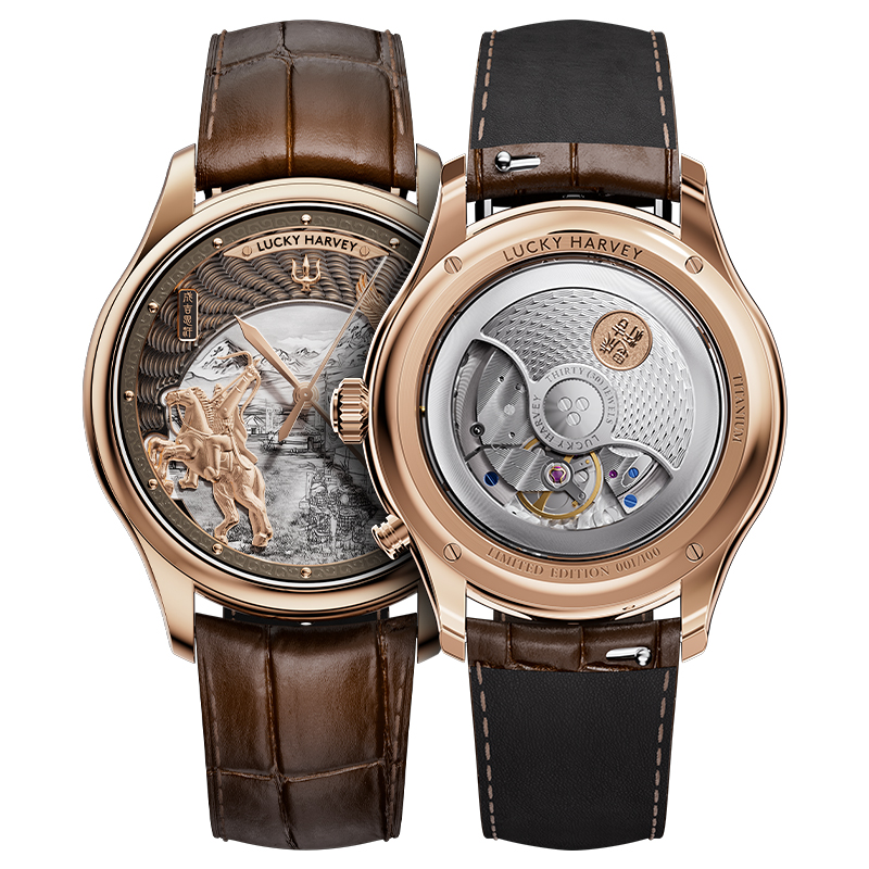 Lucky Harvey Limited 3D Hero G - Guilloché Dial Watch 评论和价格
