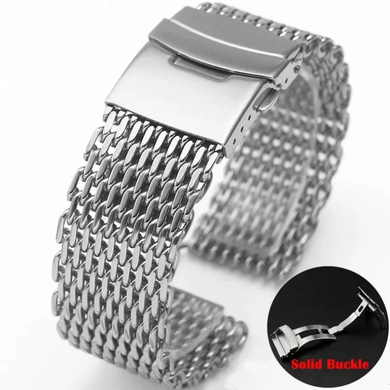 18/20/22/24mm Mesh Solid Stain - Luxury Watch Rolex 评论和价格