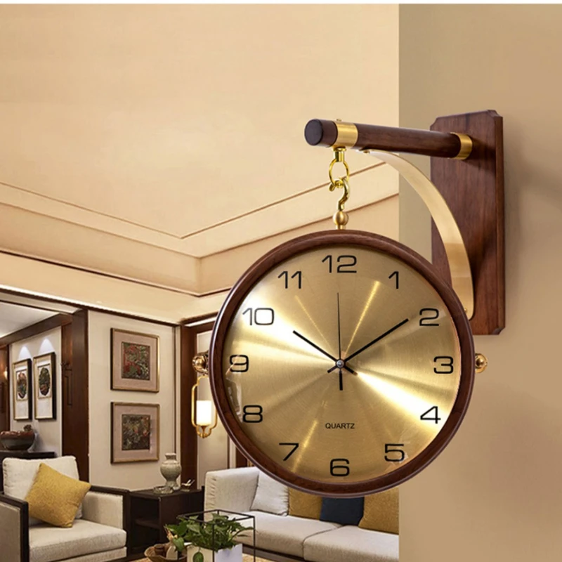 Light Luxury Silent Metal Wall - Luxury Watch Wall Clock 评论和价格
