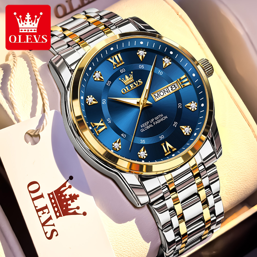 OLEVS Brand Fashion men's watc - Luxury Watch Brand 评论和价格