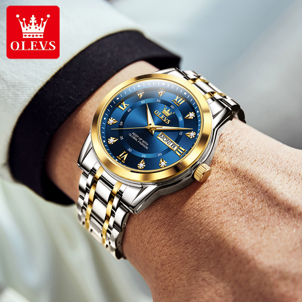 OLEVS Brand Fashion men's watc - Luxury Watch Brand 评论和价格