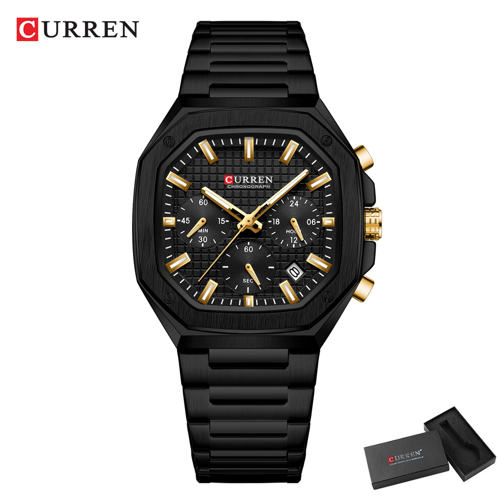 CURREN Luxury Square Chrono Wa - Luxury Watch Square 评论和价格