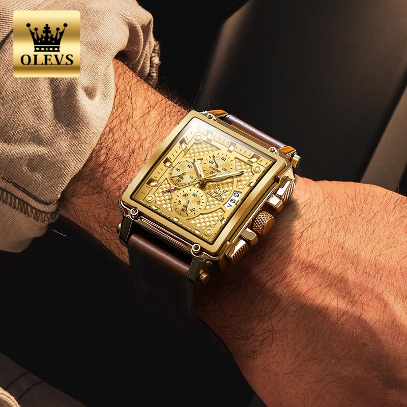 OLEVS Brand Mens Watches Water - Luxury Watch Brand 评论和价格