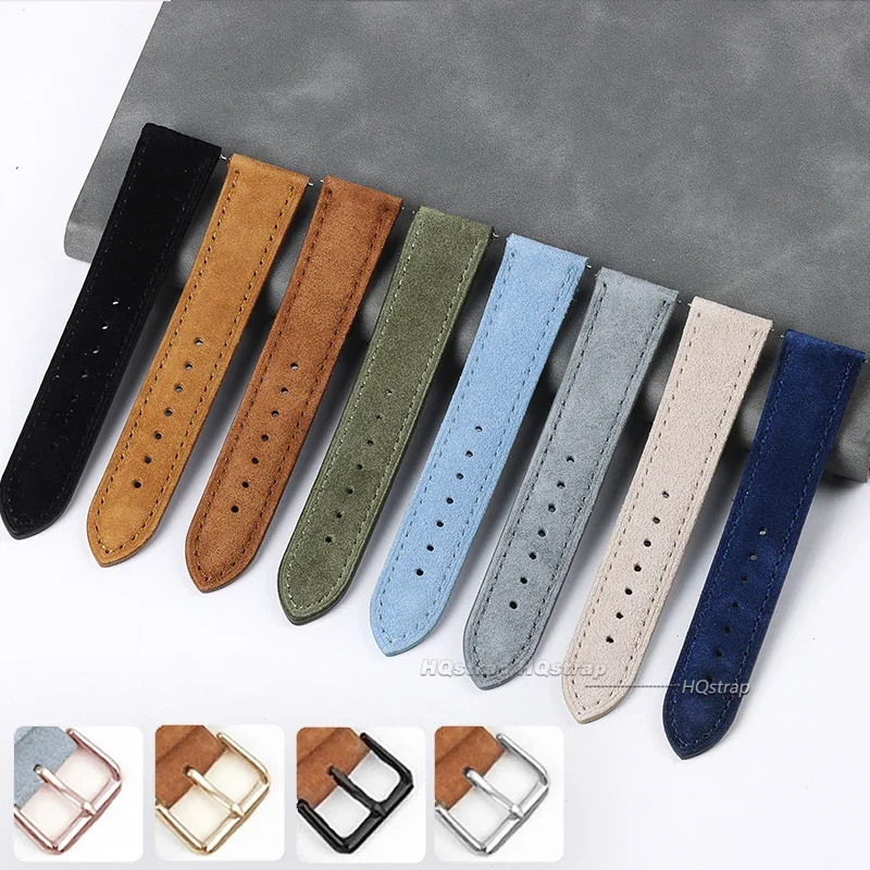 Suede Genuine Leather Watchban - Luxury Watch Rolex 评论和价格