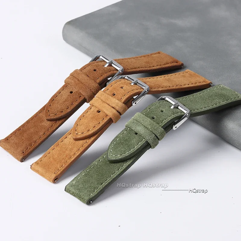 Suede Genuine Leather Watchban - Luxury Watch Rolex 评论和价格