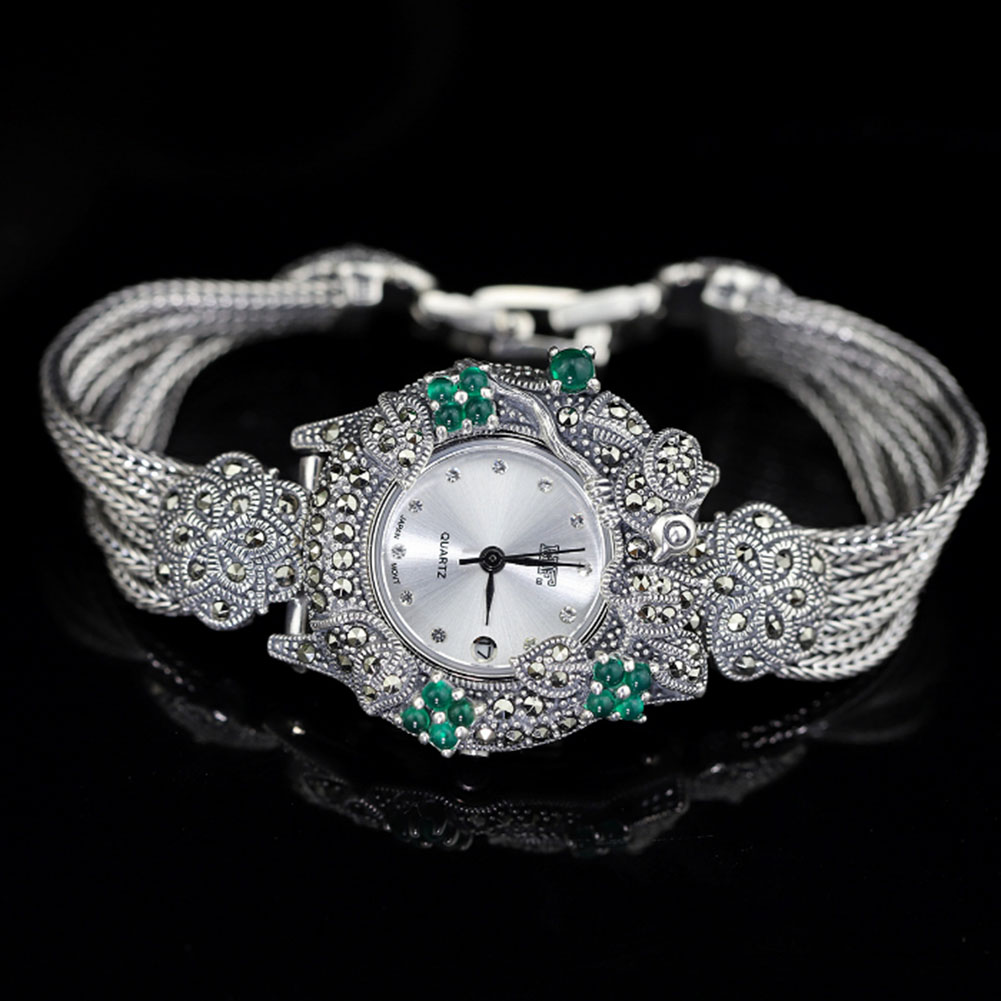 Solid 925 Sterling Silver Thai - Luxury Watch Thailand 评论和价格