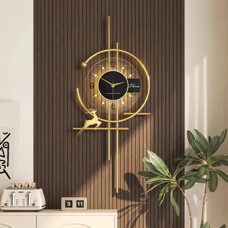 Popular Dining Room Wall Clock - Luxury Watch Wall Clock 评论和价格